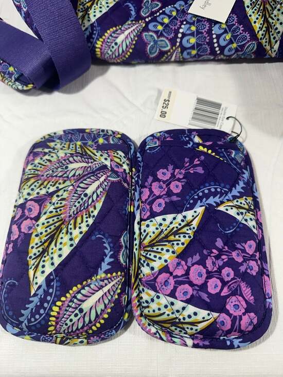 Vera Bradley  "Batik Leaves" set - Picture 2 of 10